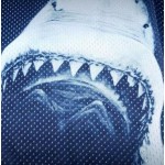 Black Fierce Shark Net Sleeveless Mens T-shirt Vest Sports Tank Top